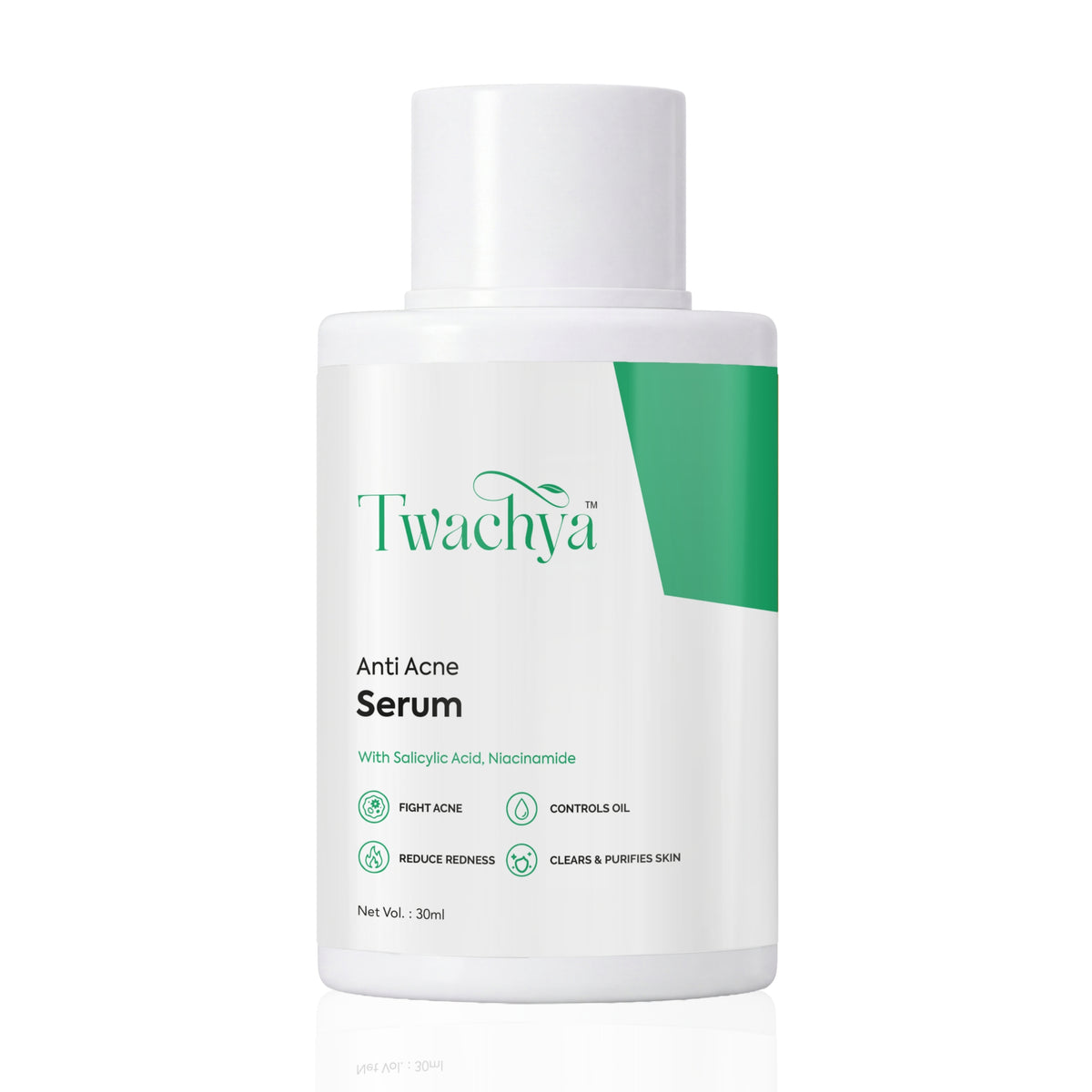 Anti-Acne Serum – 30ml  Fights Acne, Controls Oil, Calms Redness