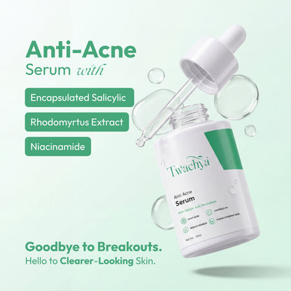 Anti-Acne Serum – 30ml  Fights Acne, Controls Oil, Calms Redness