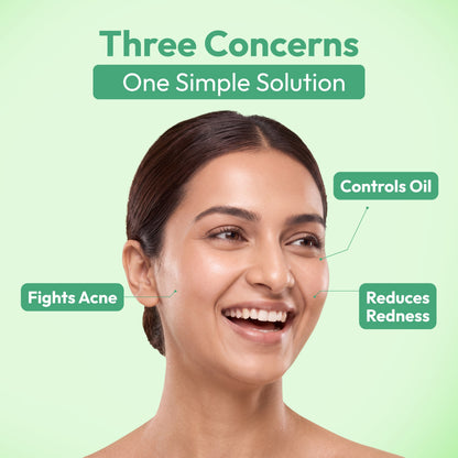 Anti-Acne Serum – 30ml  Fights Acne, Controls Oil, Calms Redness
