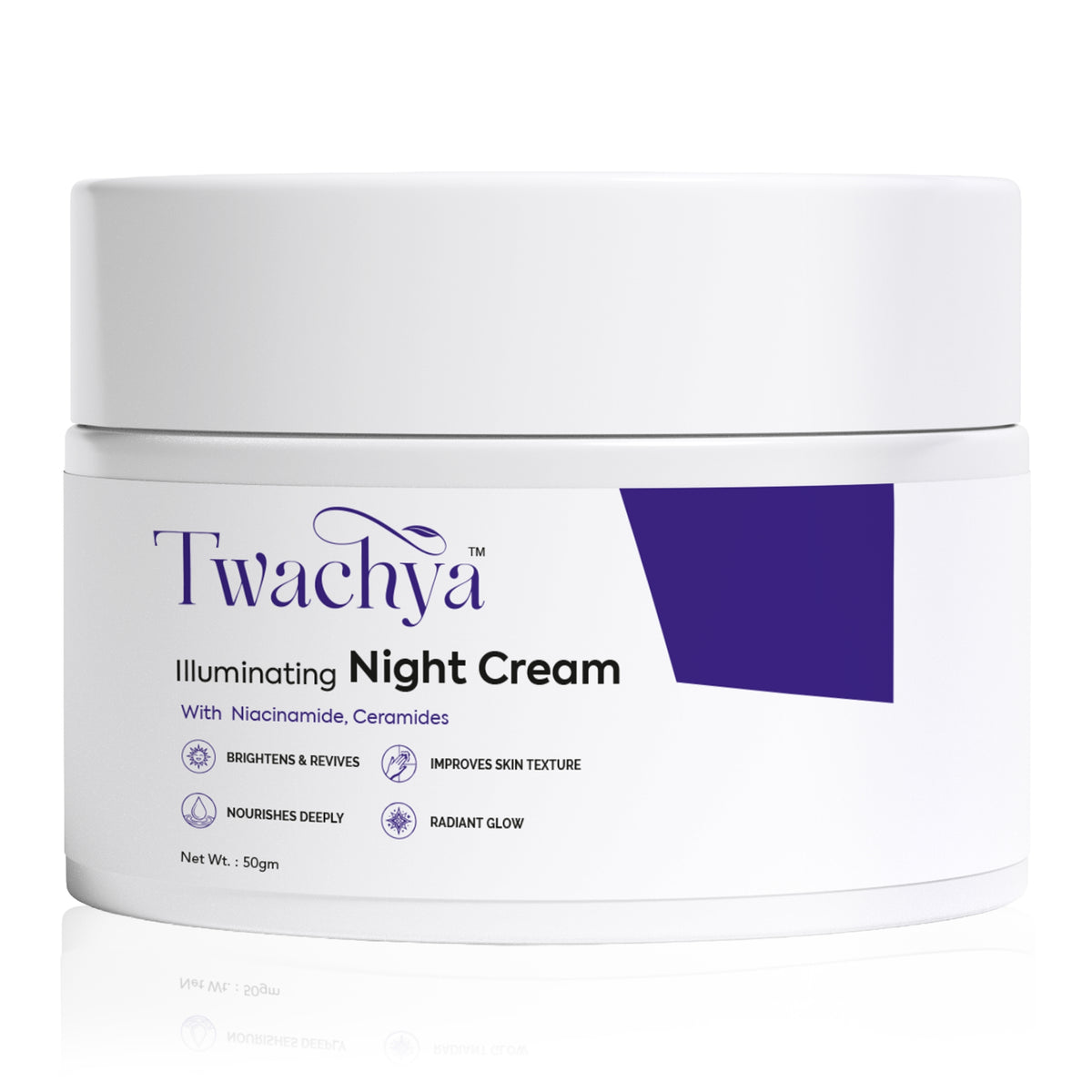Illuminating Night Cream - 50 g Repairs Overnight, Improves Texture, Restores Radiance