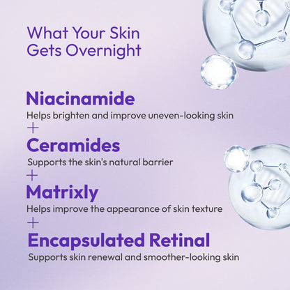 Illuminating Night Cream - 50 g Repairs Overnight, Improves Texture, Restores Radiance