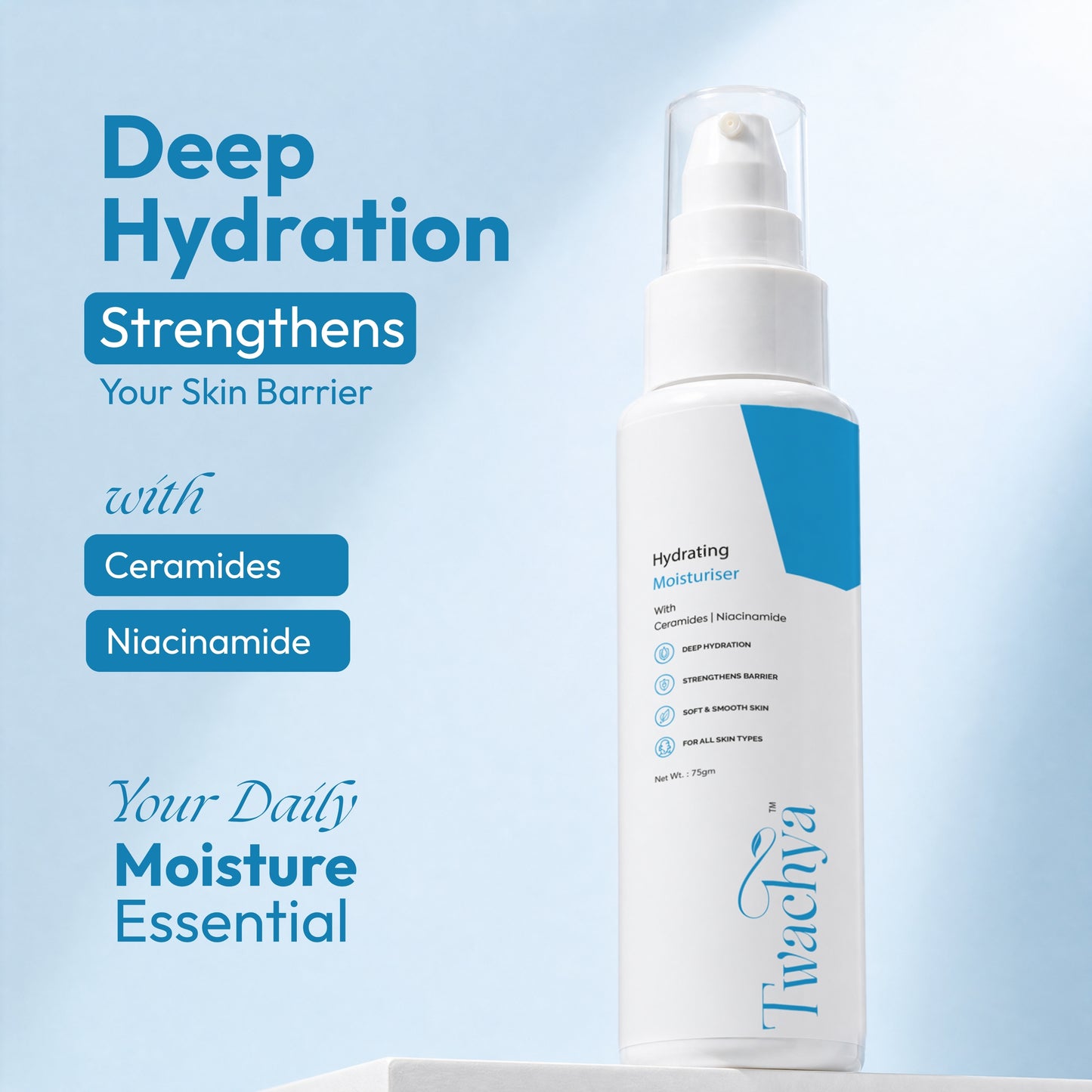 Hydrating Moisturiser – 75 g  Deep Hydration, Soft & Smooth Skin, All Skin Types