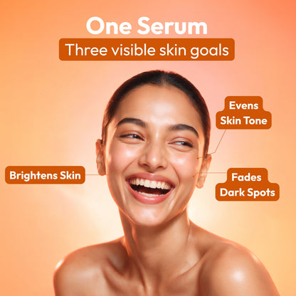 Vitamin C Glowing Serum – 30ml Fades Dark Spots, Evens Tone, Restores Glow